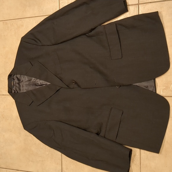 Brooks Brothers Other - Brooks Brothers Mens 100% Wool Dark Gray Blazer Size 42R